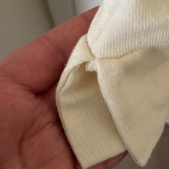 Disney Minnie Mouse Cream Autumn Fall Crewneck Lightweight Sweatshirt Size 26/28 - Picture 6 of 7